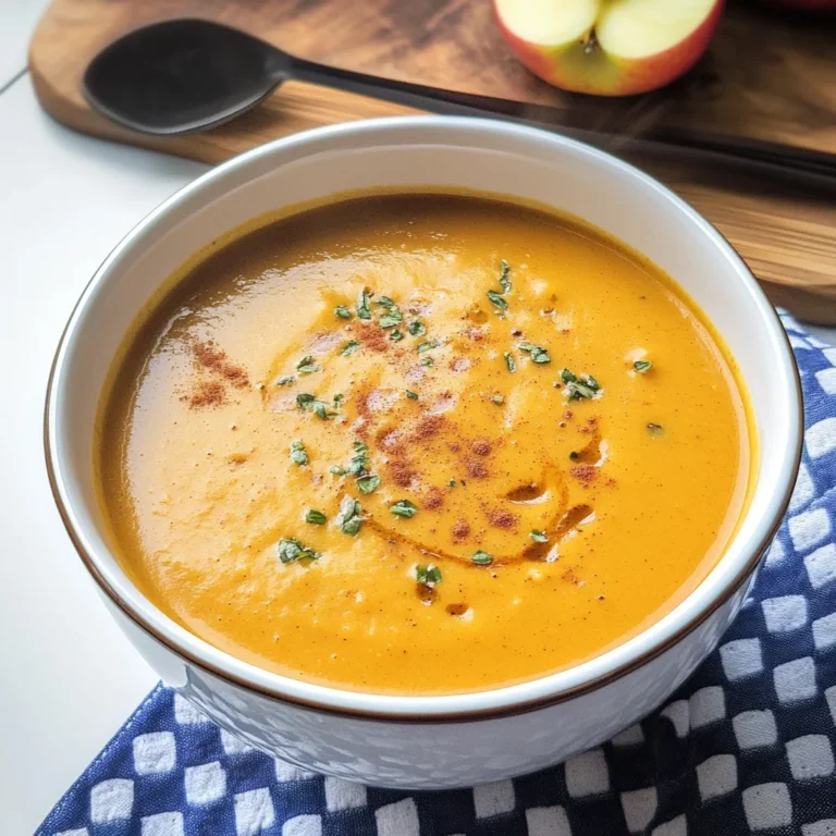 Pumpkin Apple Cider Bisque