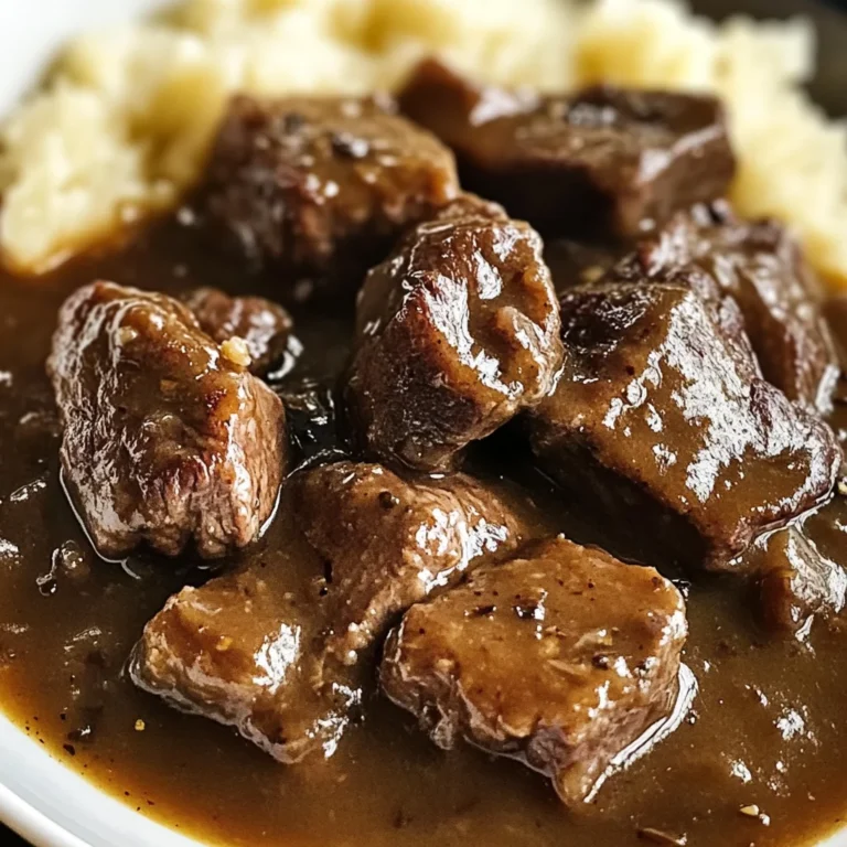Sirloin Tips in Gravy – Easy Halal Beef Dinner Recipe