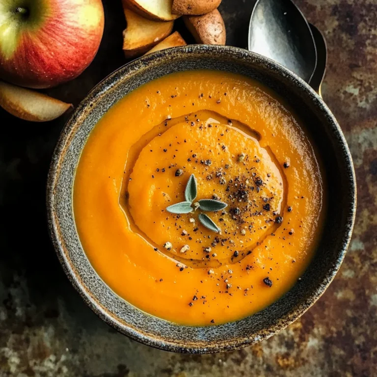 Sweet Potato and Apple Soup