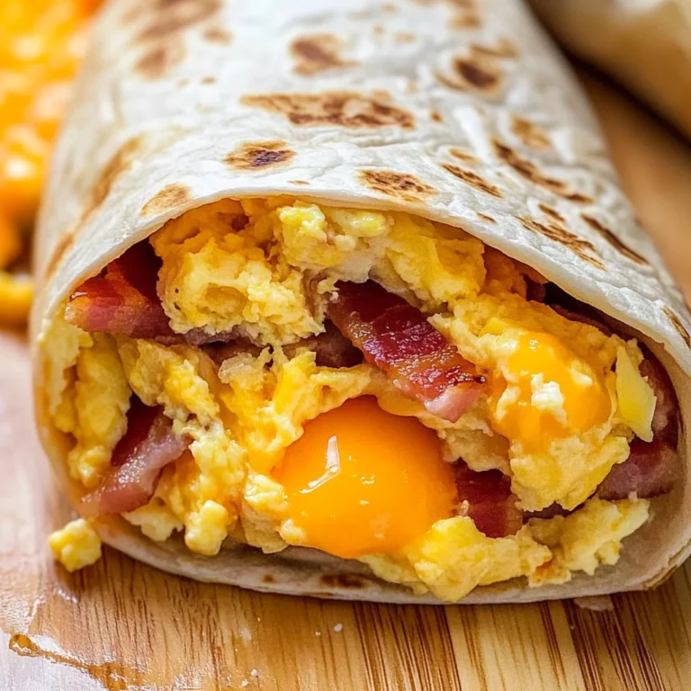 Turkey Bacon Egg and Cheese Breakfast Burritos
