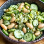 White Bean and Cucumber Dill Salad