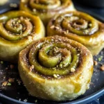 Pistachio Butter Cinnamon Rolls