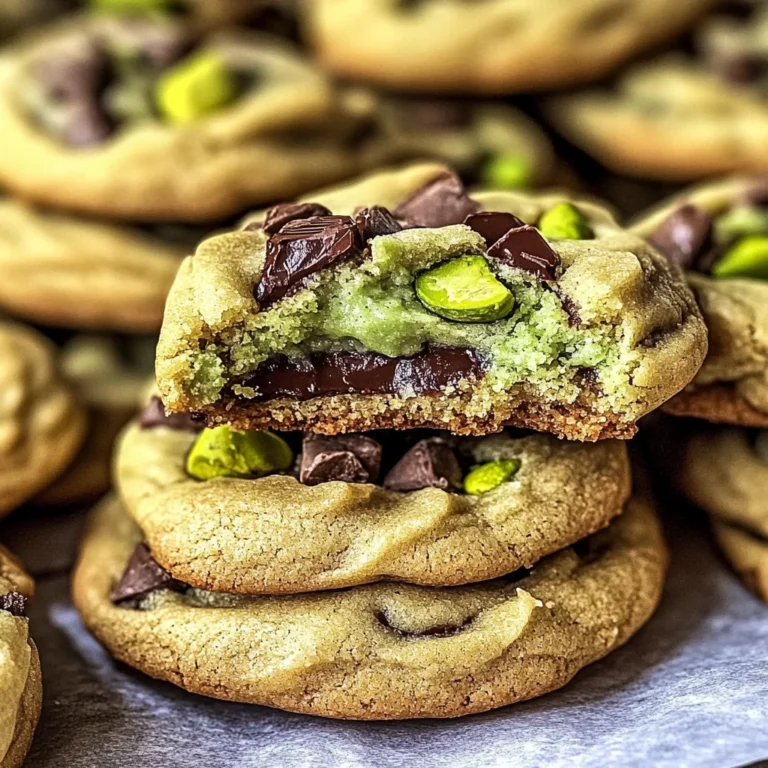 Pistachio Cream Cookies that Melt in Your Mouth