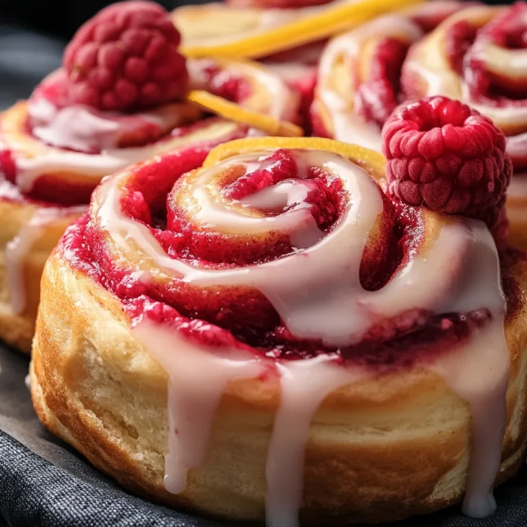 Raspberry Cinnamon Rolls
