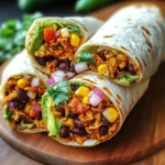 10-Minute Vegan Burrito Wraps