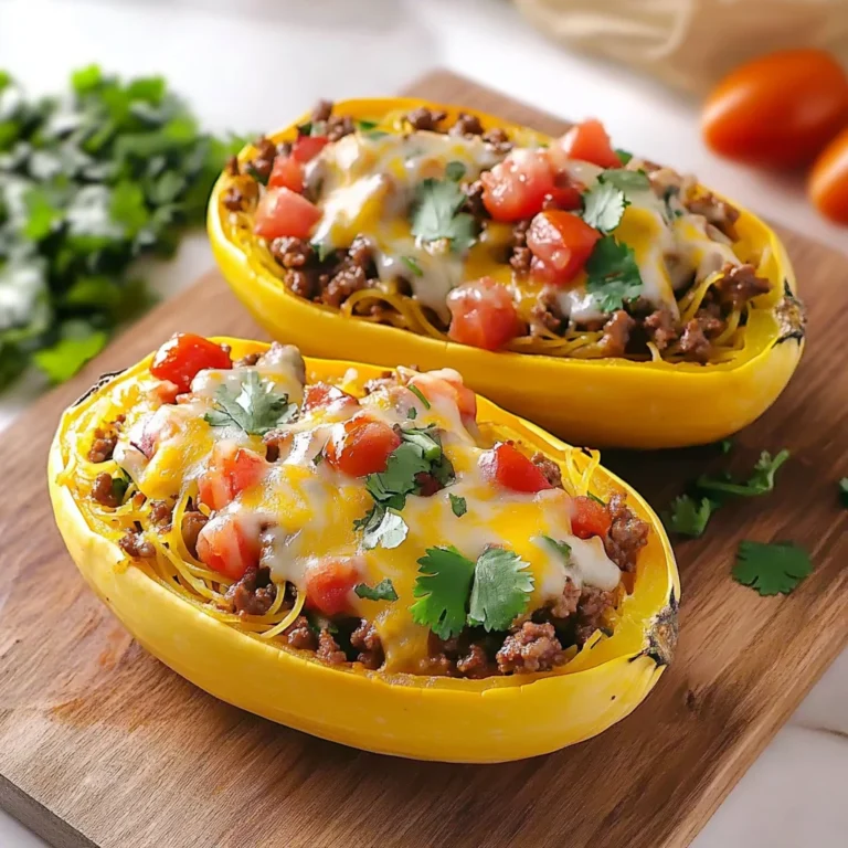 Burrito Spaghetti Squash Boats