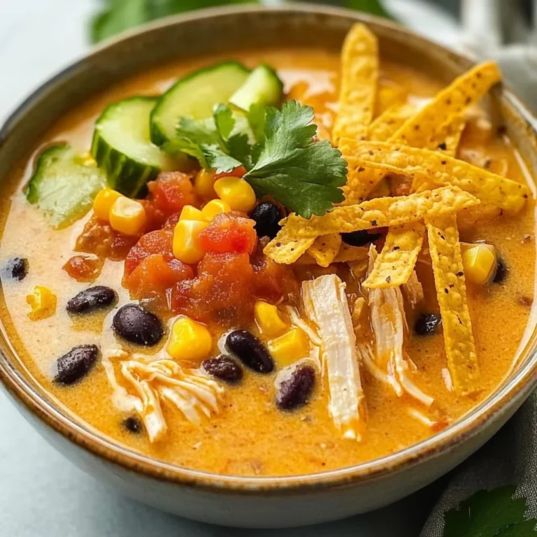 Creamy Chicken Tortilla Soup