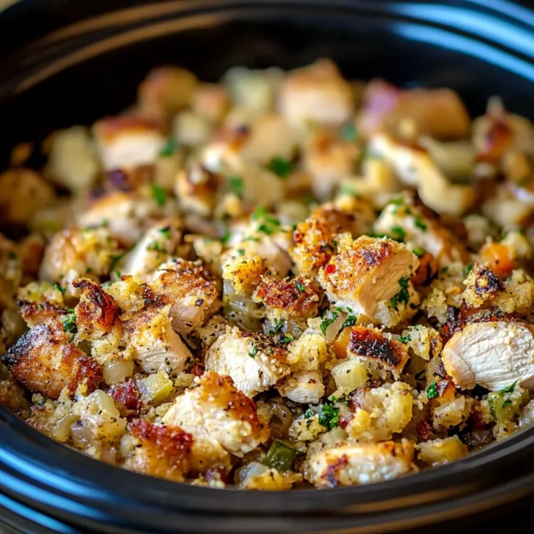 Crock Pot Chicken and Stuffing Dinner