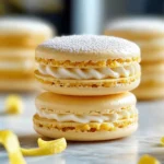 Easy Lemon Meringue Pie Macarons - theamazingfood