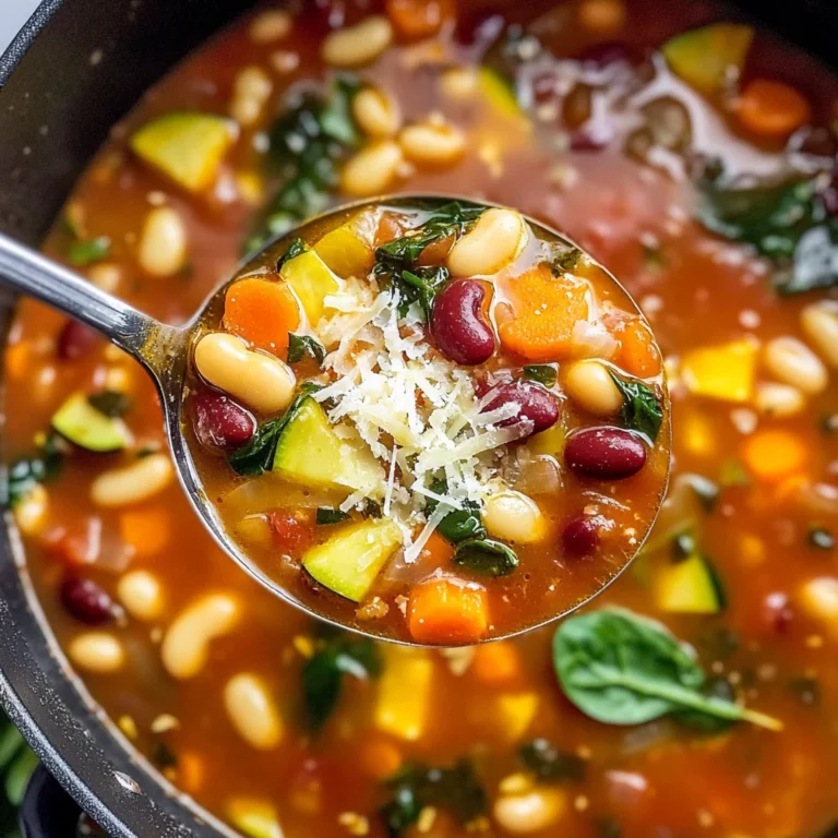 Easy Minestrone Soup Recipe