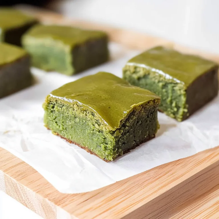 Matcha Mochi Brownies