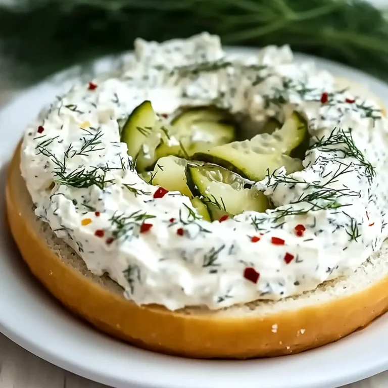 Mouthwatering Dill Pickle Cream Cheese