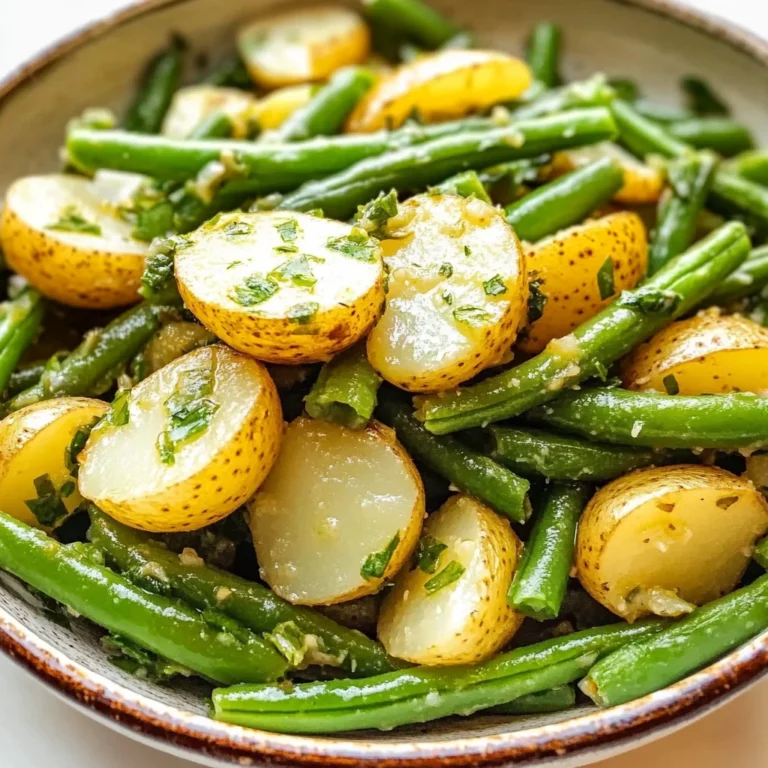 Quick Green Bean Potato Salad