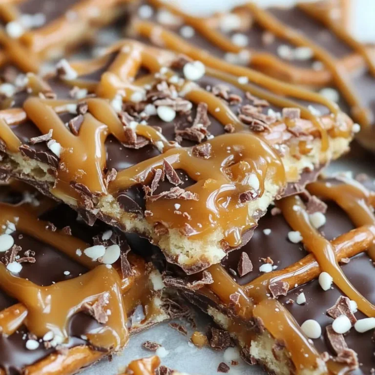 Salted Caramel Pretzel Bark