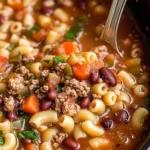 Slow Cooker Pasta e Fagioli