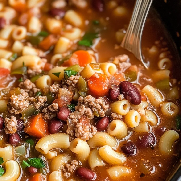 Slow Cooker Pasta e Fagioli