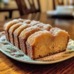 Spiced Apple Cider Donut Loaf