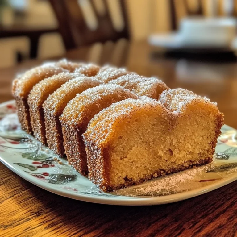 Spiced Apple Cider Donut Loaf