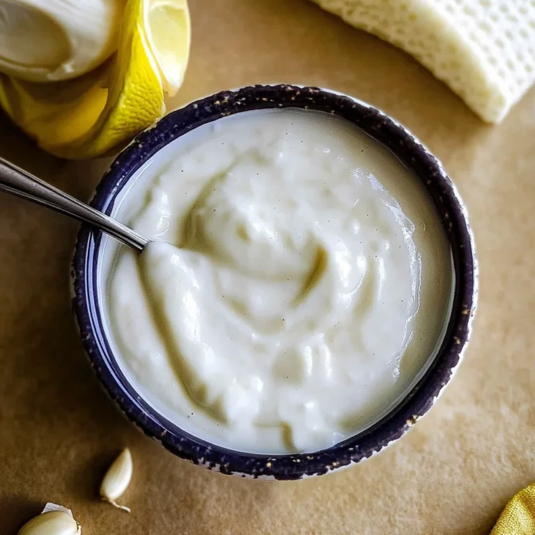 5-Minute Toum (NO Food Processor!)