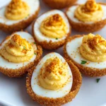 Cajun Style Fried Deviled Eggs