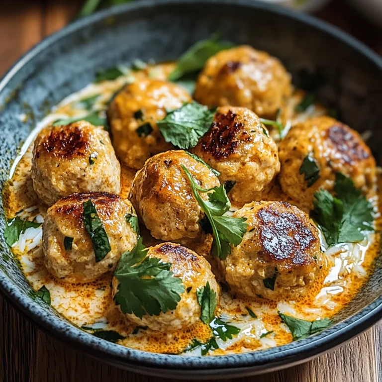 Coconut Chicken Meatballs