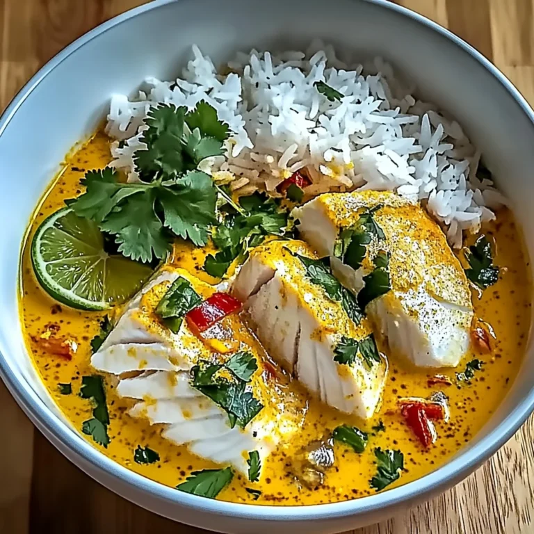 Easy Coconut Lime Fish Curry with Jasmine Rice: An Incredible 7-Step Recipe