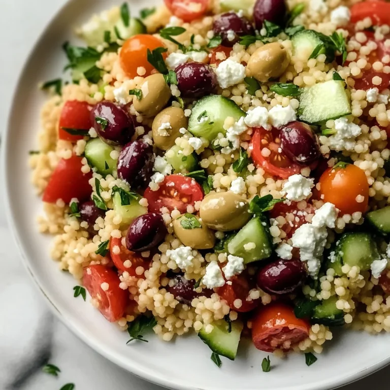 Light Mediterranean Couscous Salad