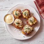 Mozzarella Stuffed Rosemary Parmesan Soft Pretzels