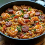 One Pot Shrimp and Sausage Jambalaya