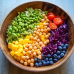 Rainbow Salad with Lemon Vinaigrette