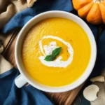 Roasted Butternut, Sweet Potato and Carrot Soup