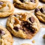 Salted Caramel Chocolate Chip Cookies