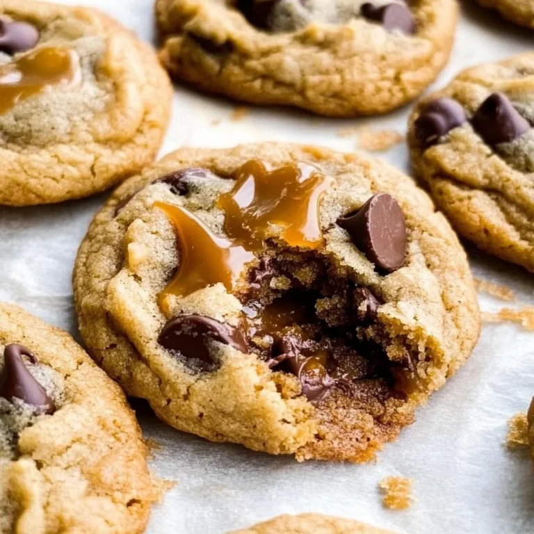 Salted Caramel Chocolate Chip Cookies