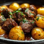 Slow Cooker Garlic Butter Beef